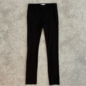 CAbi Women's Size 4 Black Audrey Stretch Ponte Knit Side Zip Pants Style #967